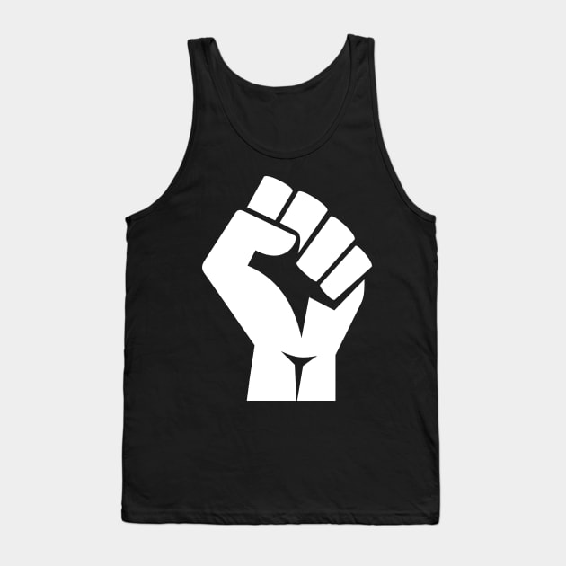 Black Power Fist, black lives matter, civil rights Tank Top by UrbanLifeApparel